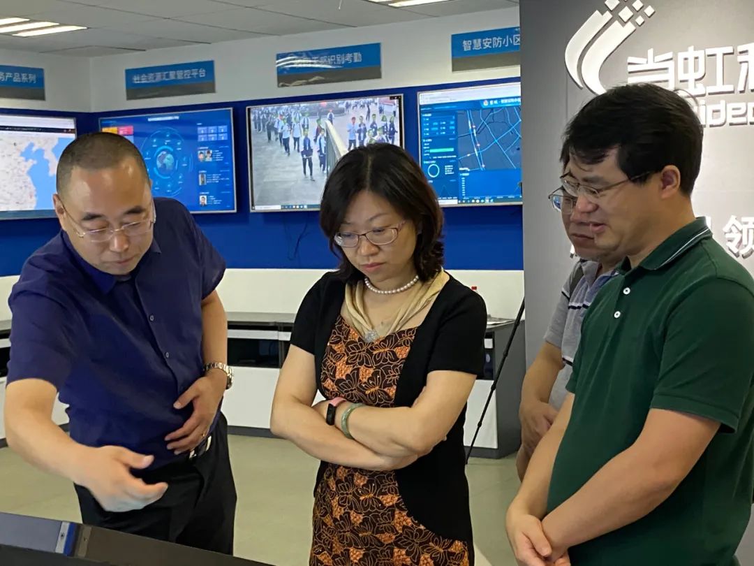 杭州市科技局党组书记周扬一行考察调研918博天堂(中国)百度百科科技